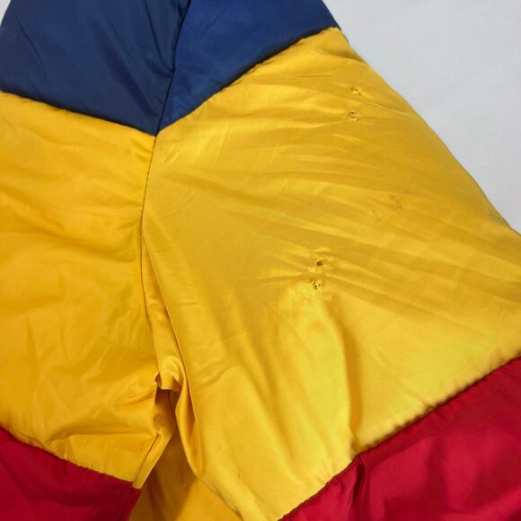 RARE Deadbeats Tour Unbranded Colorblock Puffer Jacket Zip Festival EDM Jacket - Picture 8 of 12